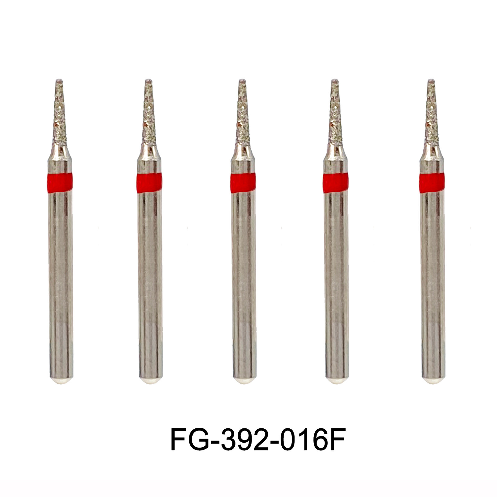High Speed Diamond Dental Mosquito Bur Fine 392-016F 5pcs/pack