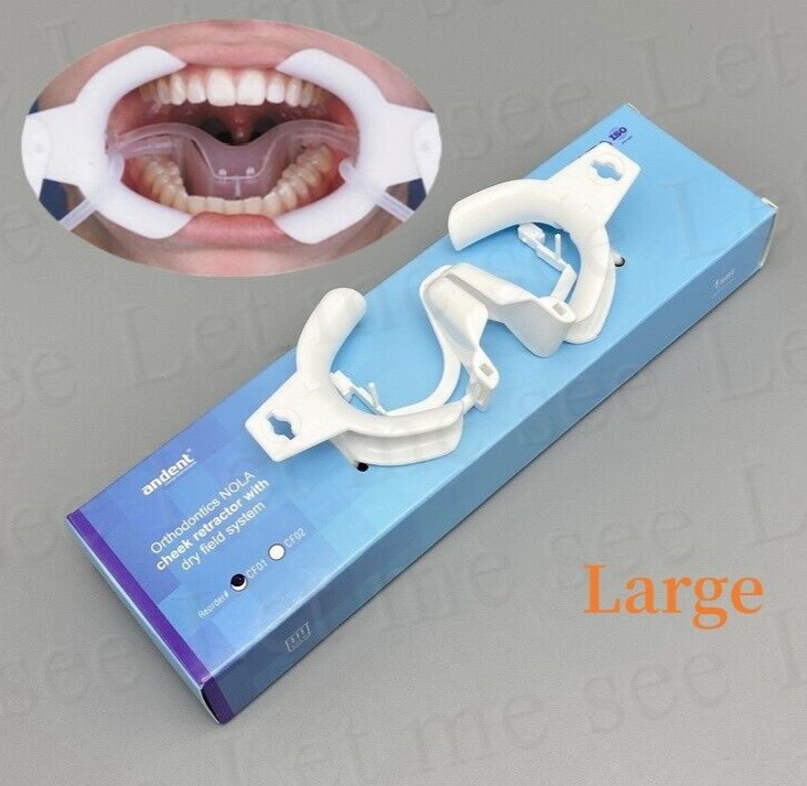 1 Set Dental Ortho Nola Dry Field System Mouth Opener Cheek Retractor Large
