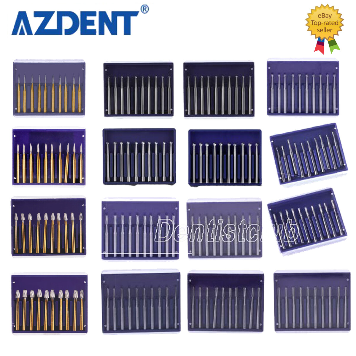 Dental Tungsten Steel Carbide Cutting Burs for High Speed Handpiece FG1-FG1958