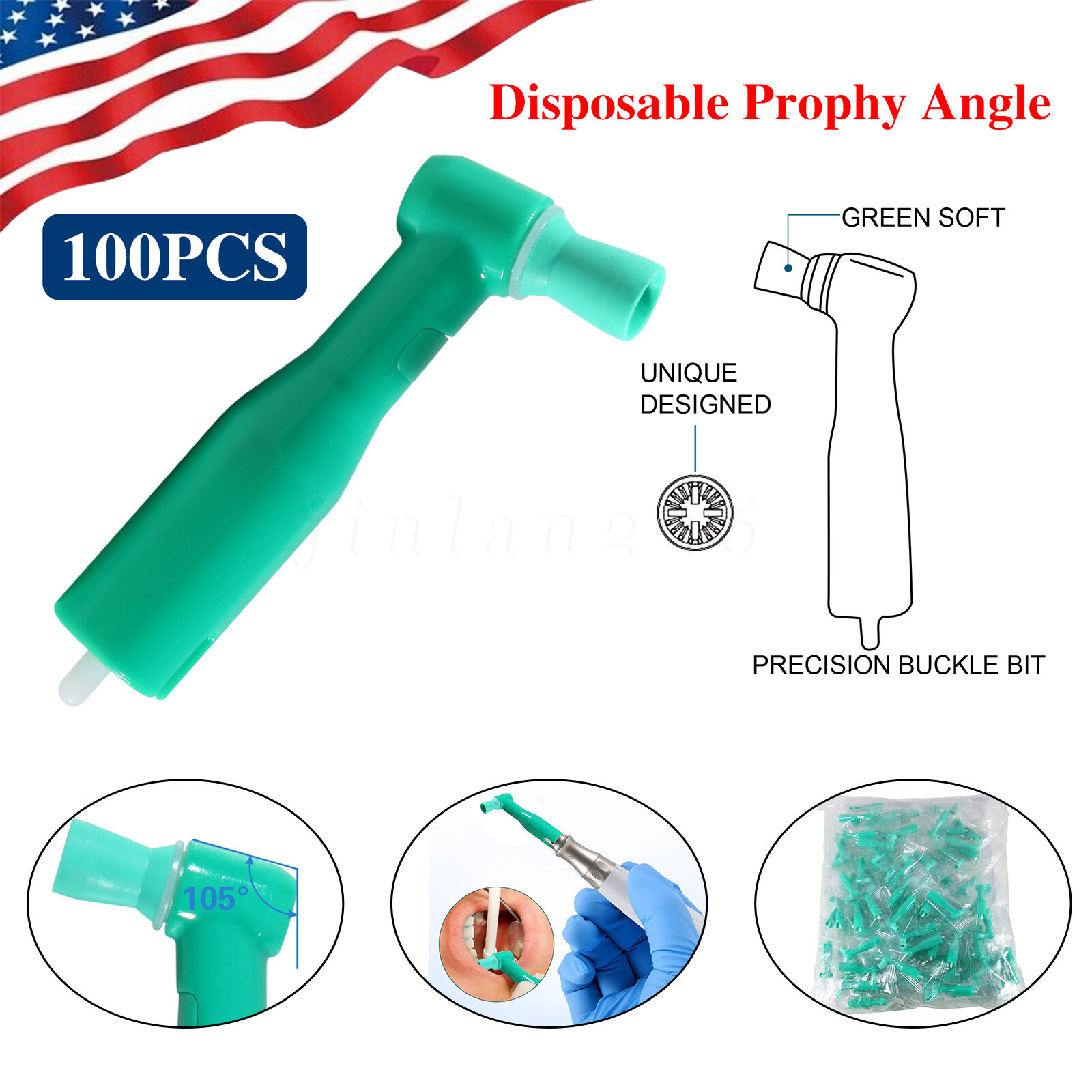 Dental Wireless Implant Electric Torque Wrench Handpiece Tool Driver 360° Rotate