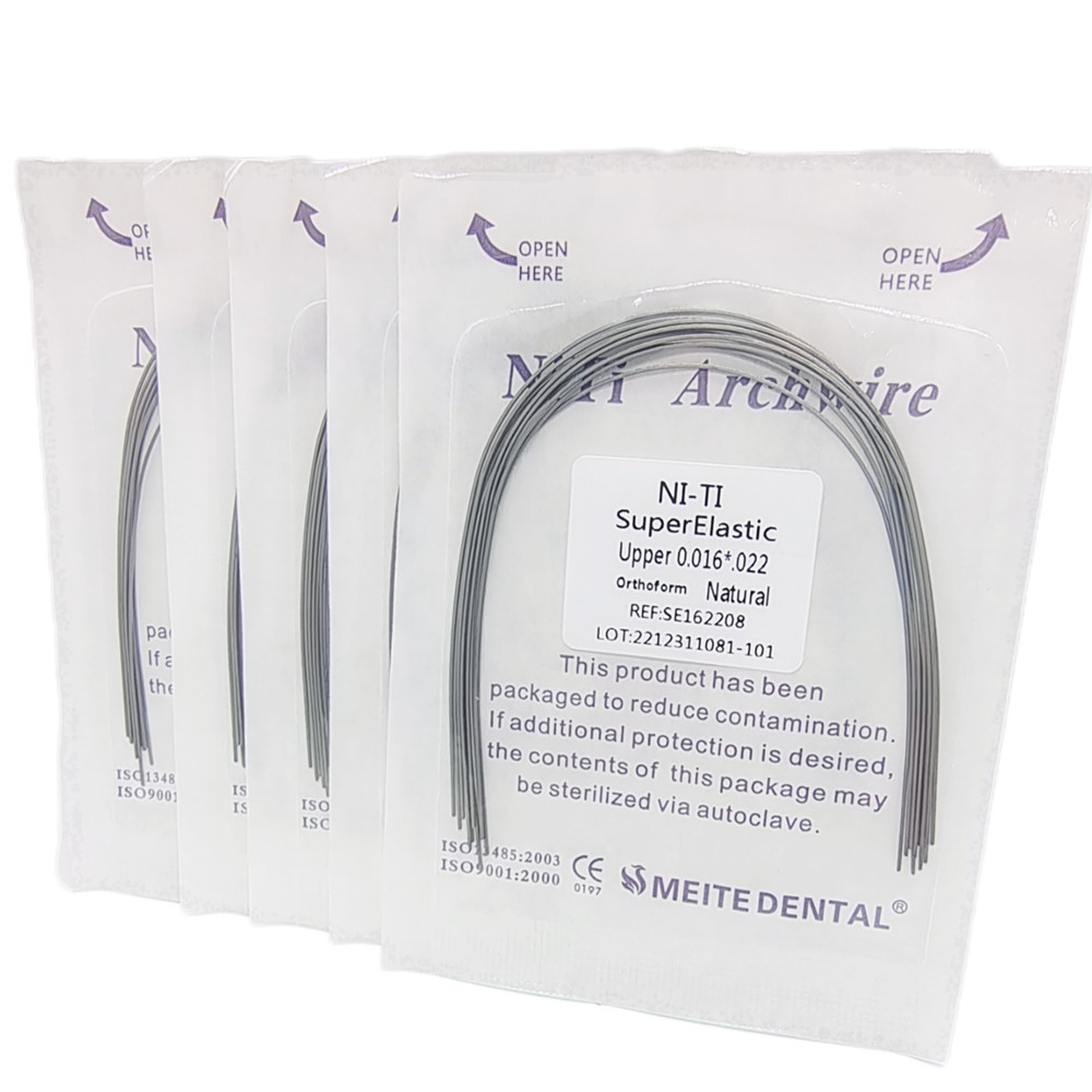 Dental Orthodontic Super Elastic Niti Nature Form Rectangular Arch Wires