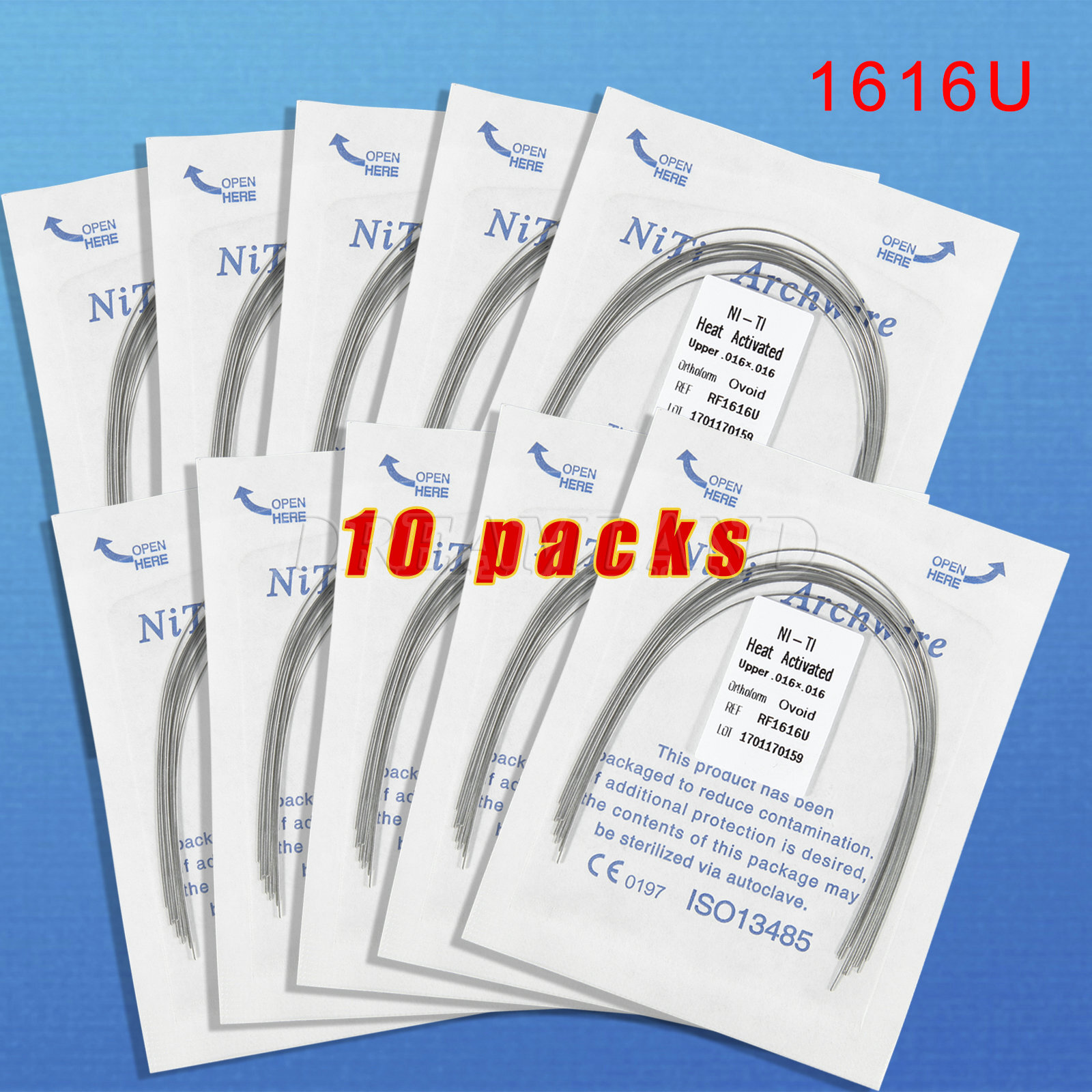 SKYSEA Dental Orthodontic Heat Thermal Activated Niti Rectangular Arch Wires FDA