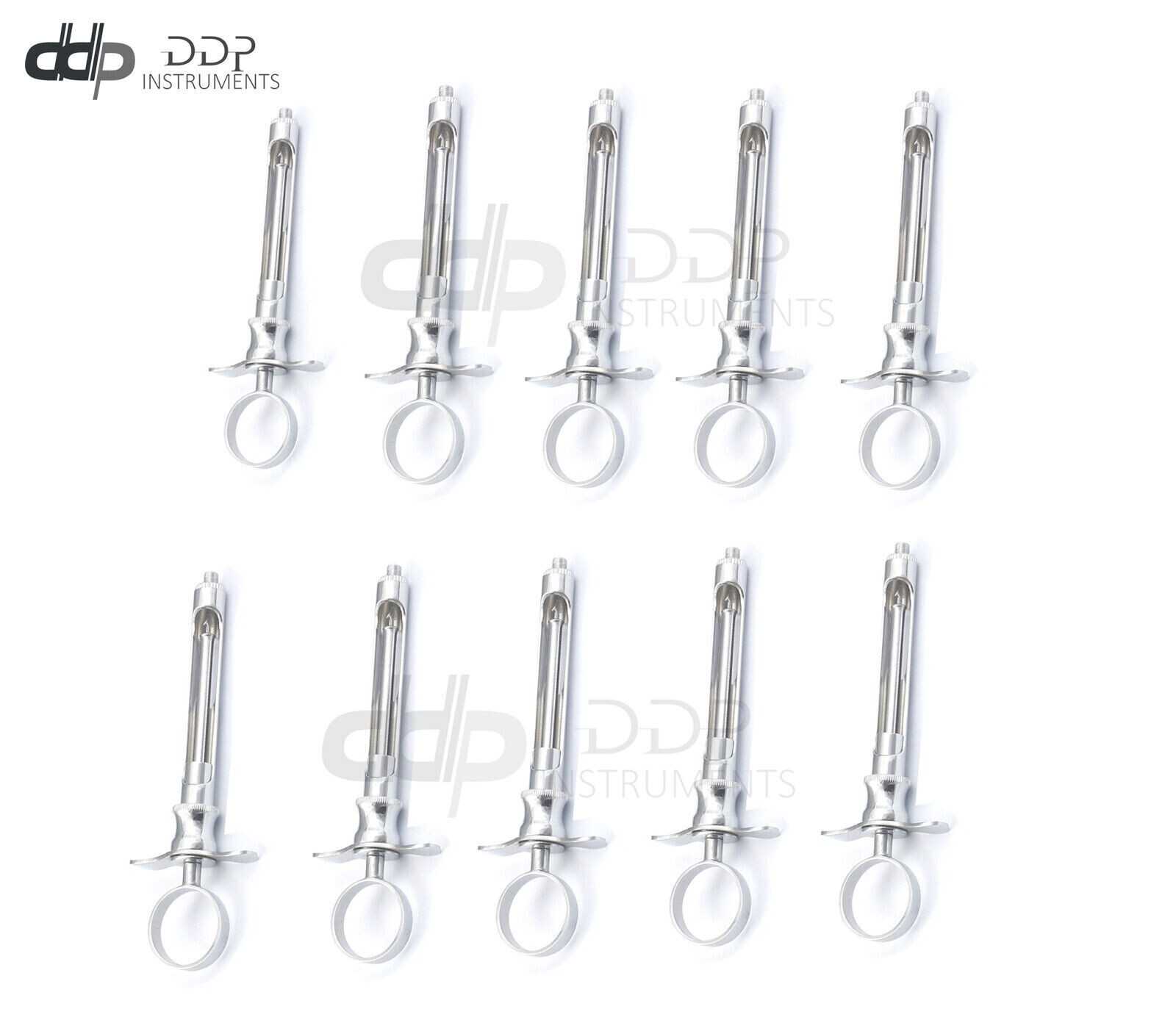 10 HEAVY DUTY GERMAN Dental Syringes Anesthetic Self-Aspirating 1.8ml-DENTAL INS