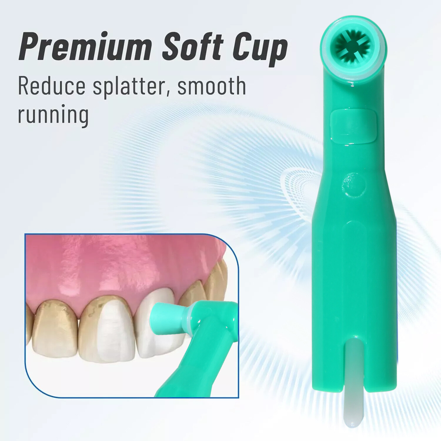Prophy Angles Soft Cups 100 500/pk Top Quality Dental Disposable Prophy Angle US