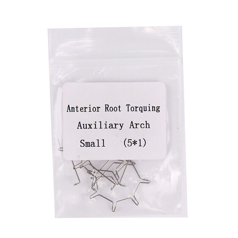 5Pcs/Pack Dental Ortho Anterior Root Torque Auxiliary Arch 5 Loops Curved Spring