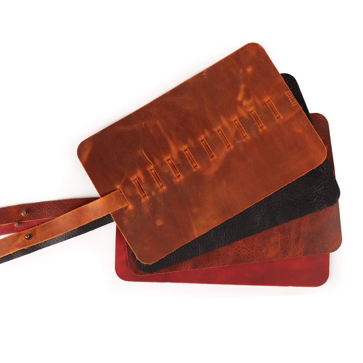 Londo Genuine Leather Retro Pen And Pencil Case – Metal Snap Fastener Pencil