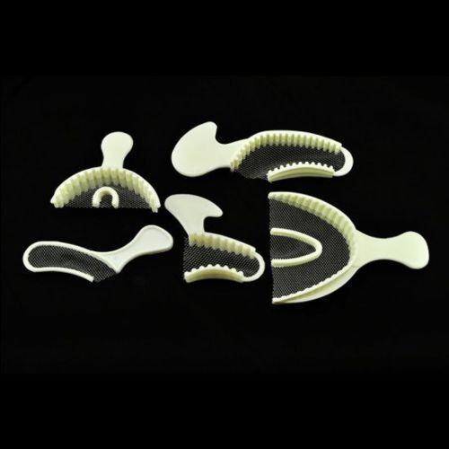 50 Pcs/Pack Dental Registration Disposable Impression Bite Trays F/A/P/Q/S New
