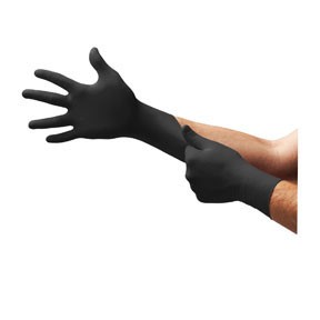 MidKnight Powder-Free Nitrile Examination Gloves, Black, XS 2 Boxes MFX-MK296XS