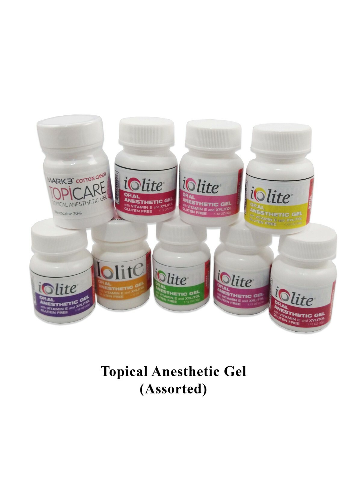 OPAHL 20% BENZOCAINE 1 OZ TOPICAL ANESTHETIC GEL ALL FLAVORS (5 & 10 Jars)