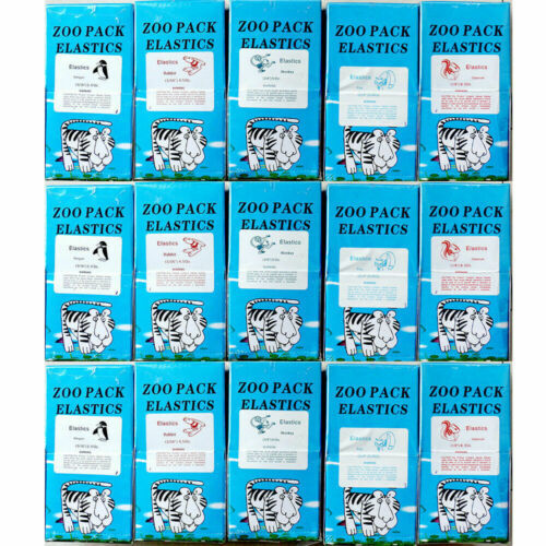 Dental Orthodontic Elastics Latex Braces Rubber Bands Ring 5000 Pcs/Box Zoo Pack