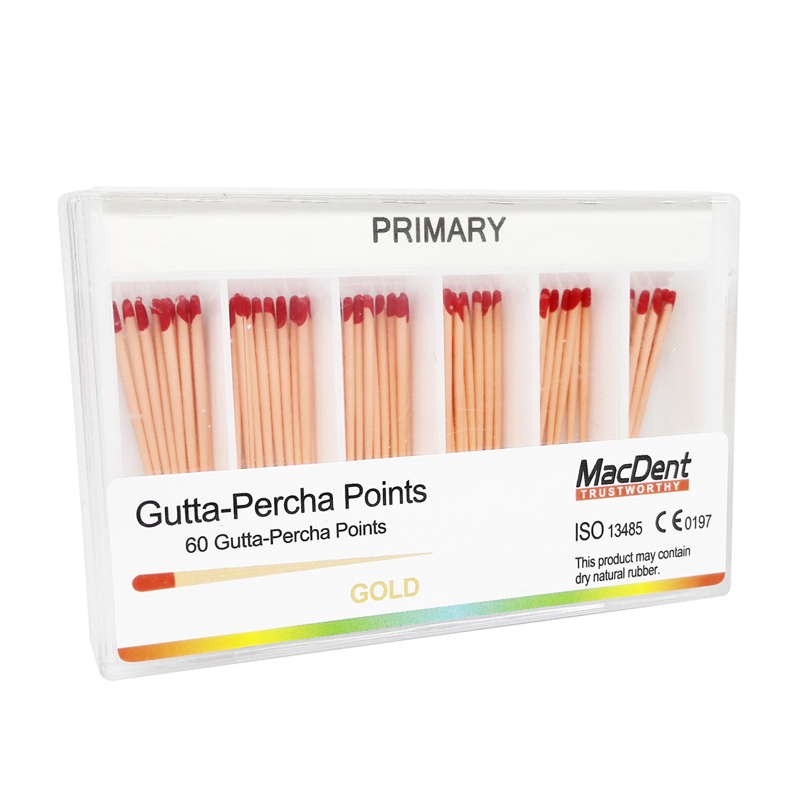 MacDent Dental Obturation Endodontic Gutta Percha Paper Points For WAVE ONE GOLD