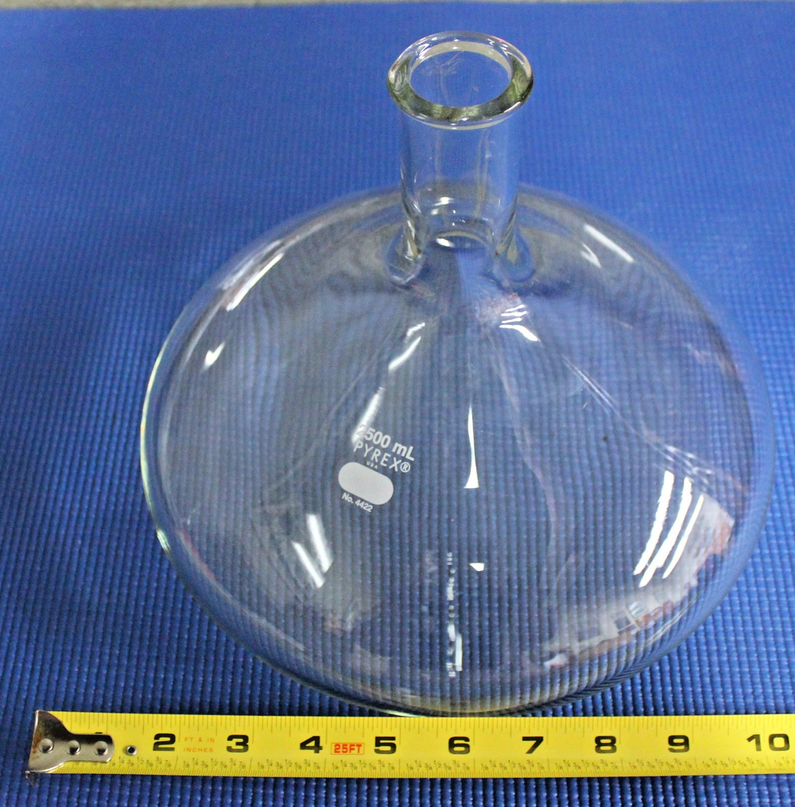 Pyrex vintage rare Beaker Low Form Culture Flask Glass 2500ml