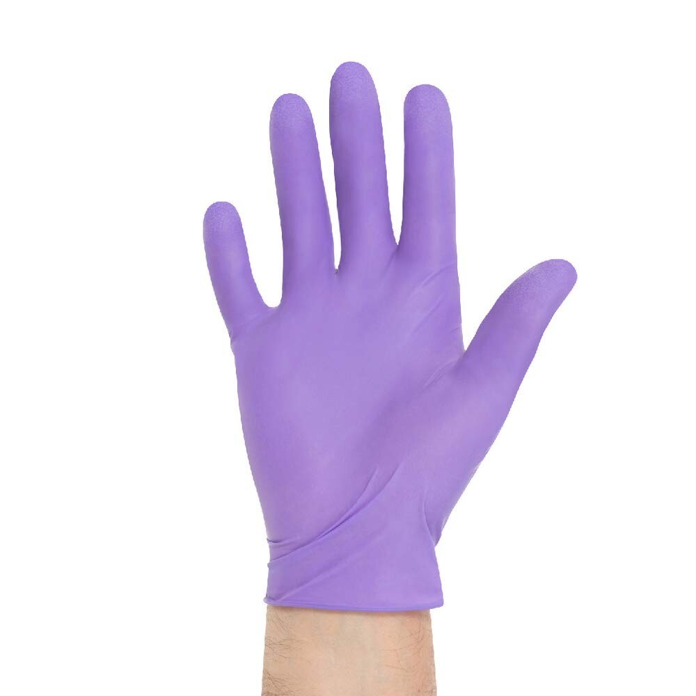 Halyard Purple Nitrile Exam Gloves, Size X-Small 55080, Case of 1000