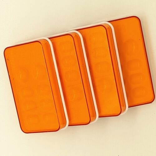 4Piece Dental Mixing Well Composite Resin Light-proof Shading Cover Protection