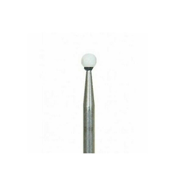 12pc Dental Abrasives Dura-White AluminumOxide Stones: Shank FG/Shape RD1 Shofu