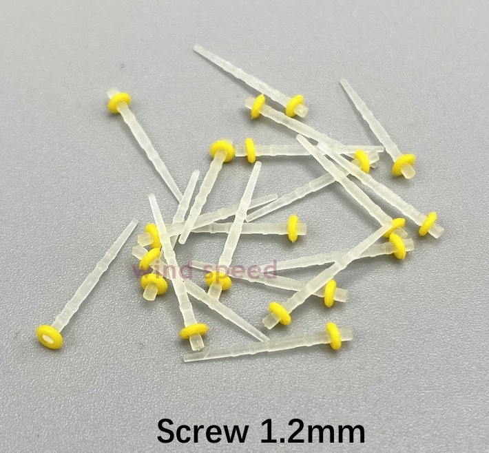 Dental Endo Quartz Fiber Post Straight Screw Thread Posts 1.0 1.2 1.4 1.6 1.8mm