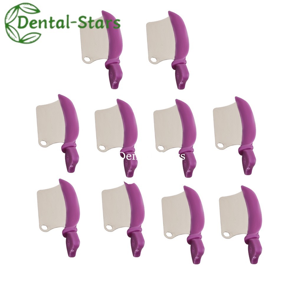 50/500Pcs Dental Prime Teeth Interproxima Wedge with Metal Matrix Fender Wedges