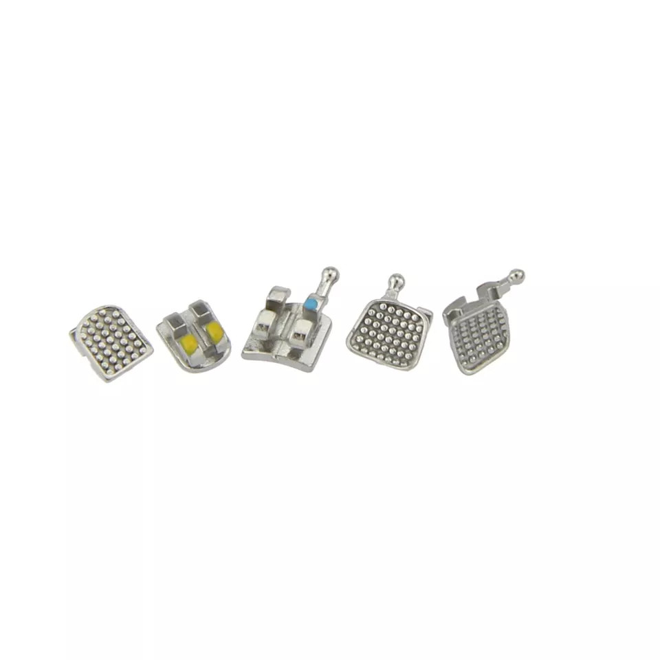 Dental Orthodontic Mini Brackets Braces Metal Roth MBT 018 022 345 Hooks MIM 5-5