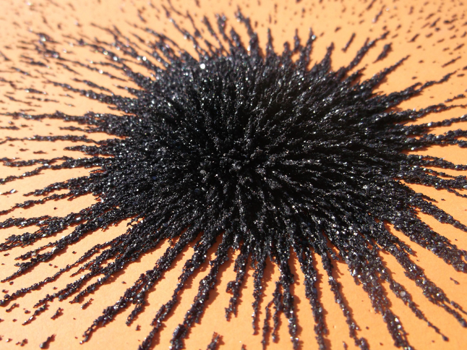 NATIVE IRON ORE POWDER 5 Pounds, fine, Iron Oxide 30 to 70 mesh Fe3O4
