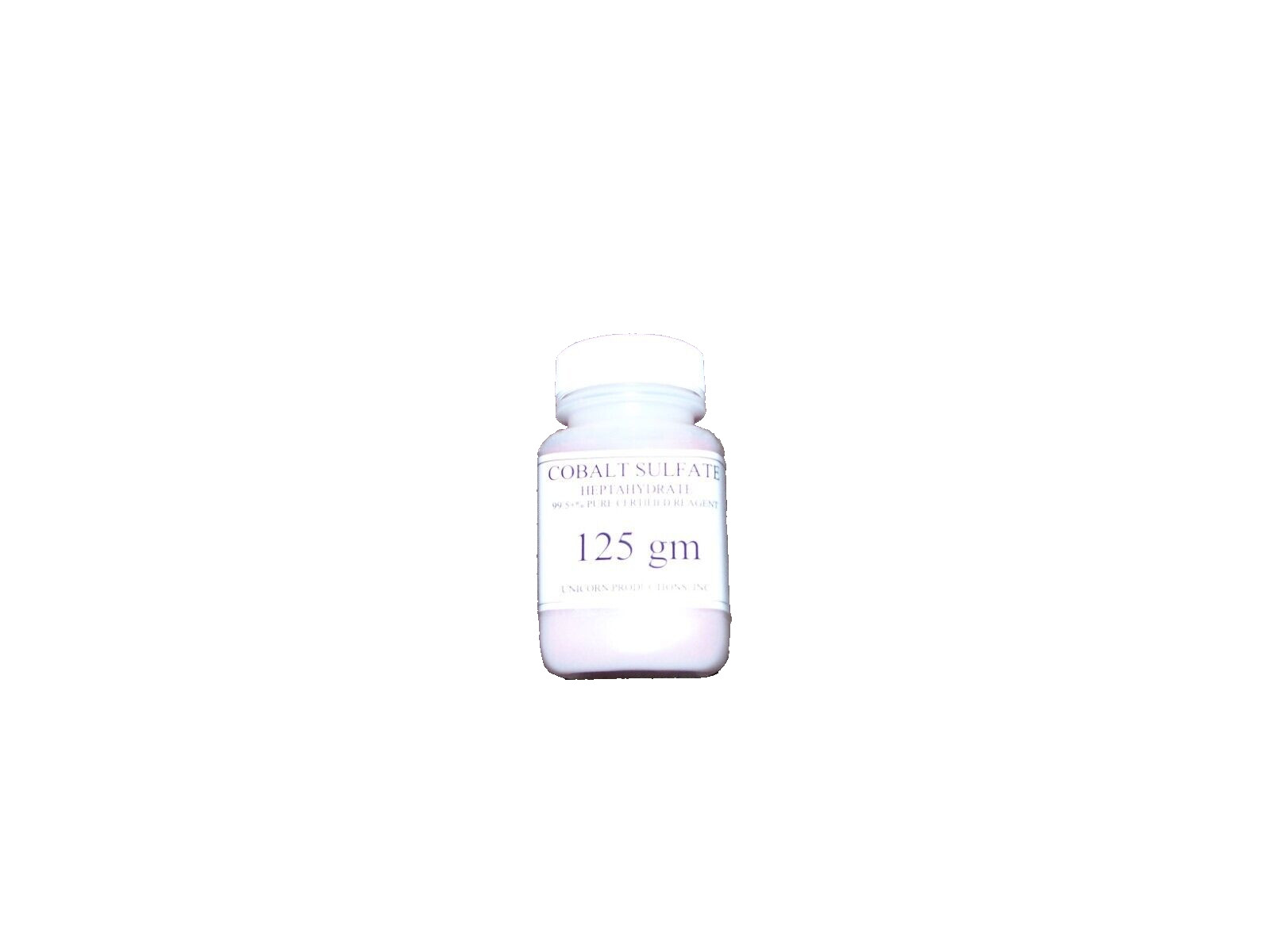 Cobalt Sulfate heptahydrate Reagent 99+% with cert. – 125 g