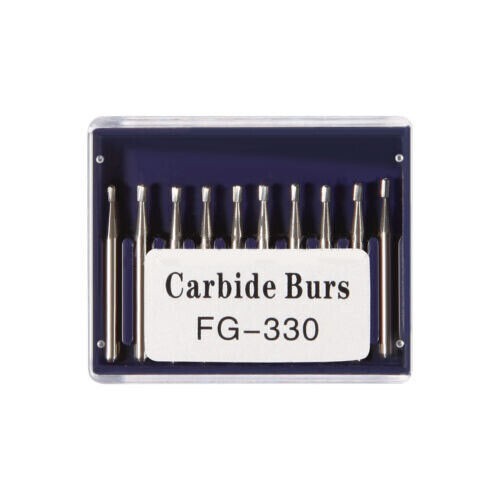 1-10 packs Dental Tungsten steel Carbide Steel Burs Bur FG-330 19mm USA