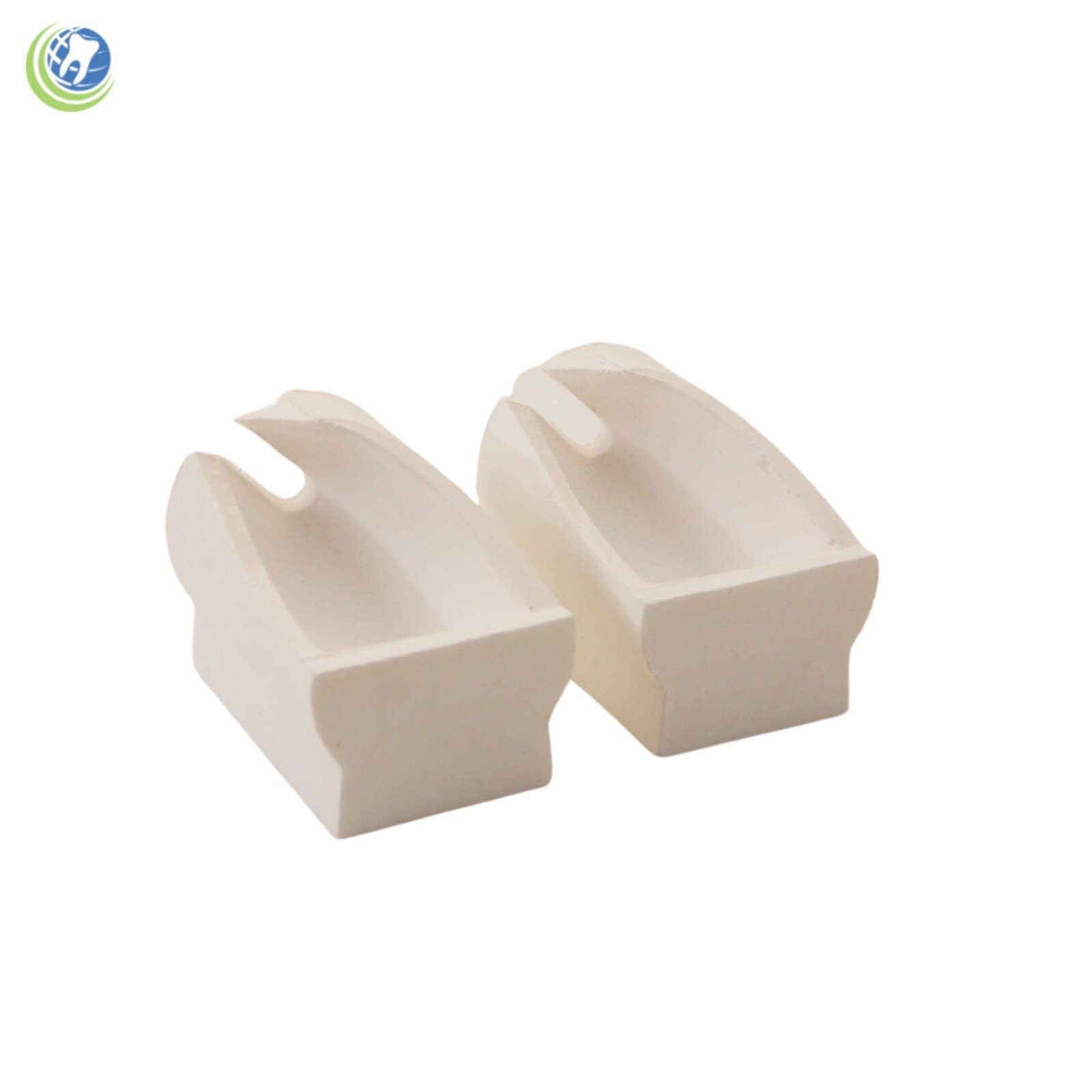 DENTAL LAB JEWELRY CENTRIFUGAL CASTING CRUCIBLE LARGE SLOTTED TYPE SILICA QUARTZ