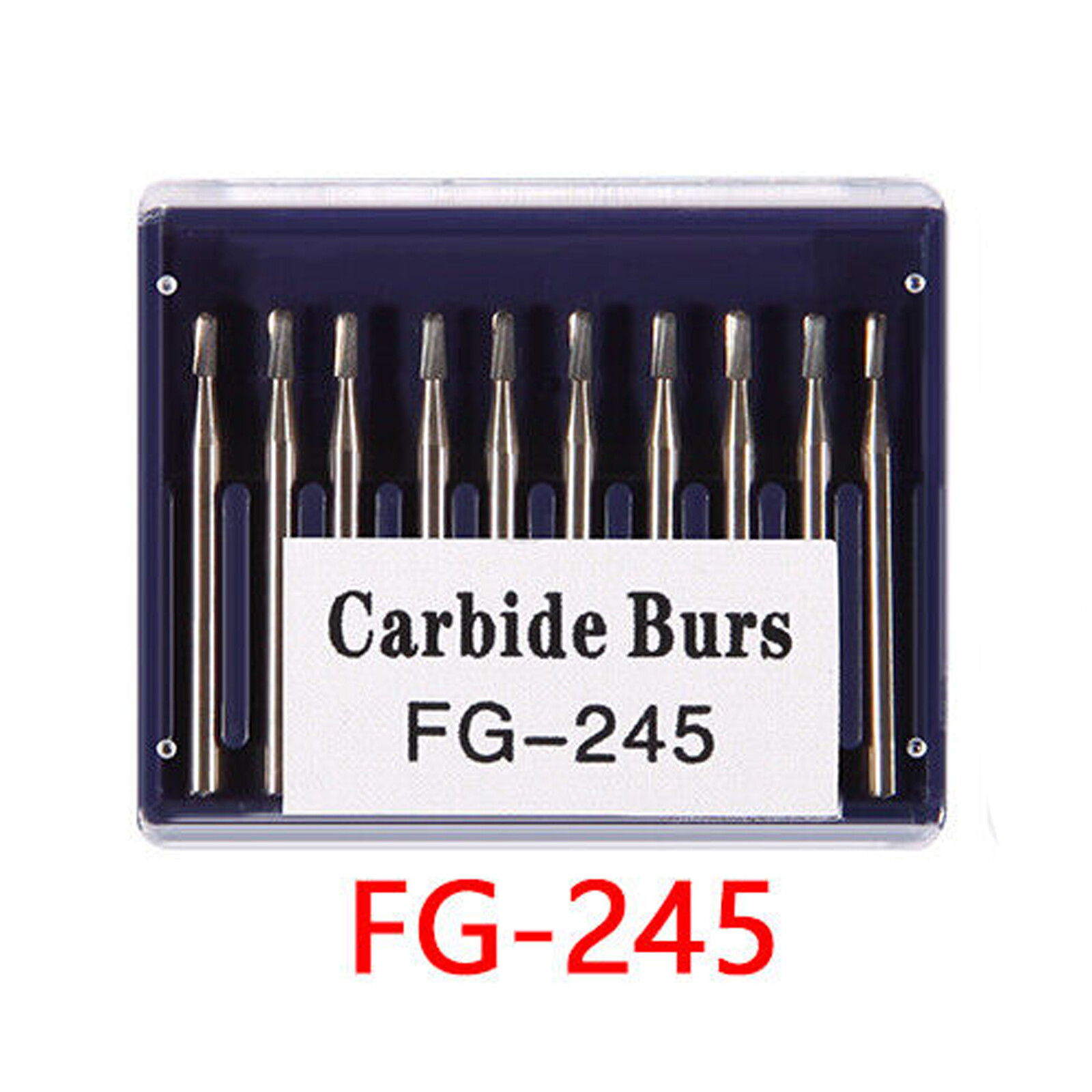 FG245 Carbide Burs FG 245 Bur #245 Friction Grip Made China 100-10