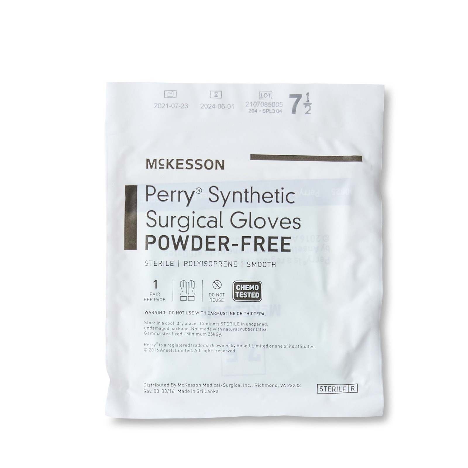 McKesson Polyisoprene Surgical Glove – 50 per Box