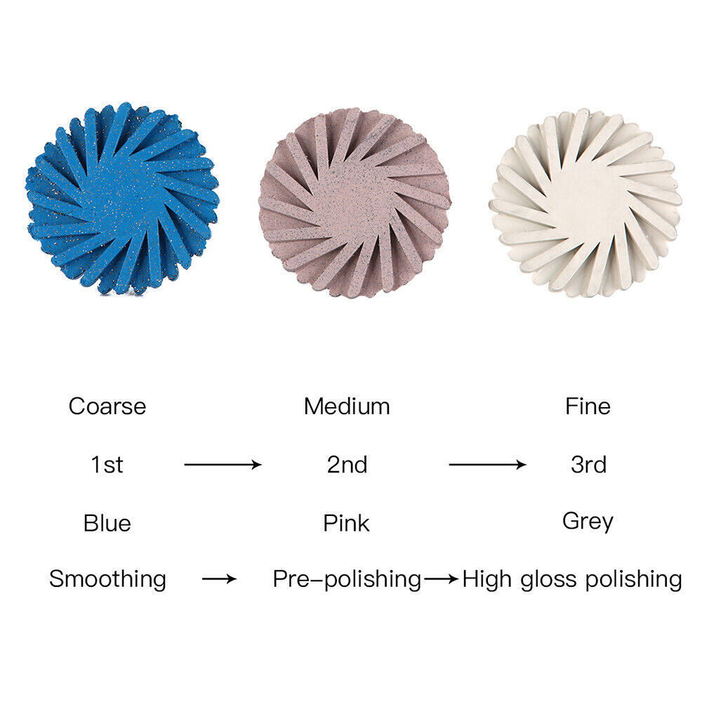 AZDENT Dental Composite Polishing Burs Kit Polishers For Low Speed Handpiece