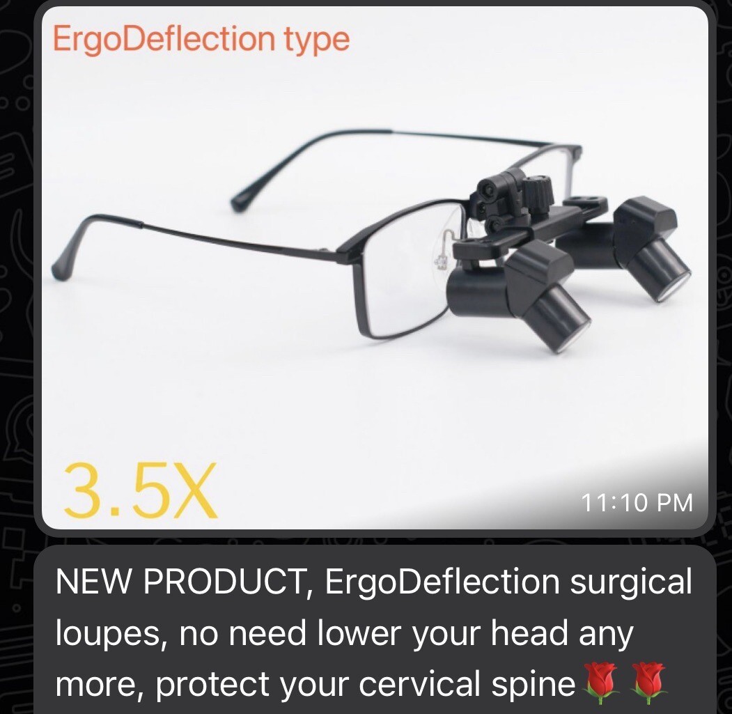 ErgoType Series-TTL Type Loupes – Magnifying (3.5X or 4.5X or 5.5X or 6.5X)