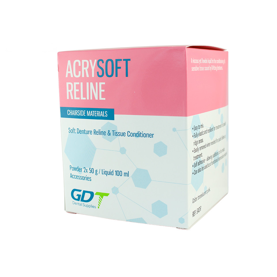 Dental Soft Reline Kit DIY Denture Tissue Conditioner Cushioning and Renewing