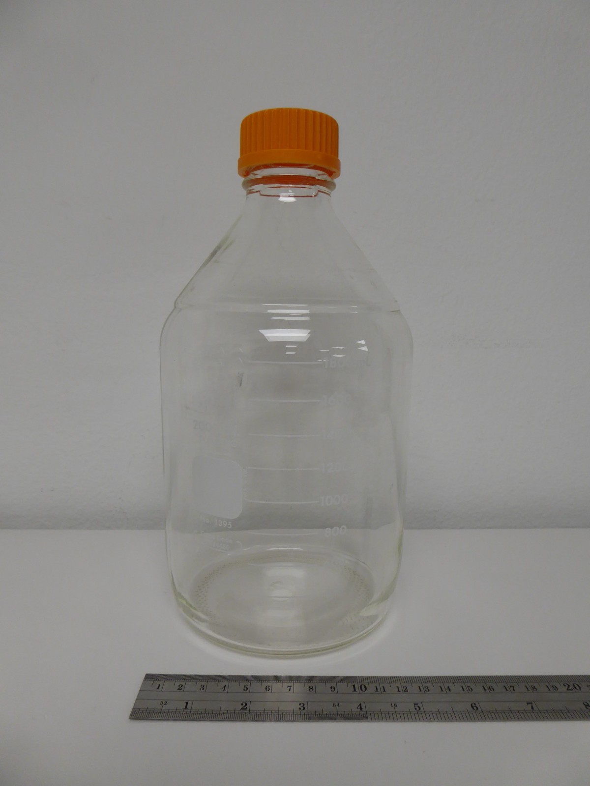 PYREX No. 1395 2L Round Media Storage Bottle with GL45 Screw Cap