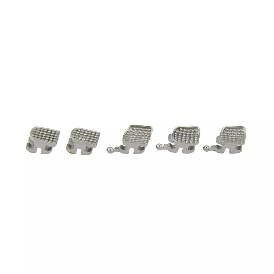 Dental Orthodontic Mini Brackets Braces Metal Roth MBT 018 022 345 Hooks MIM 5-5