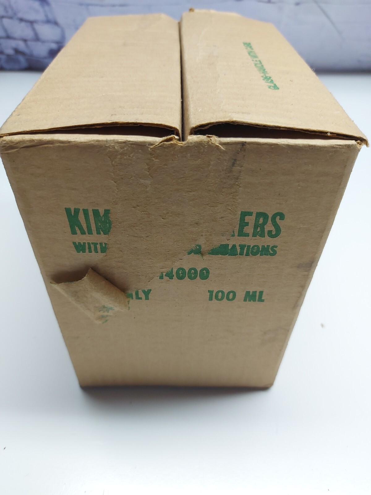 Kimble Kimax 14000 Griffin Beaker 100Ml Glass Graduated Case of 12. FAST SHIP!