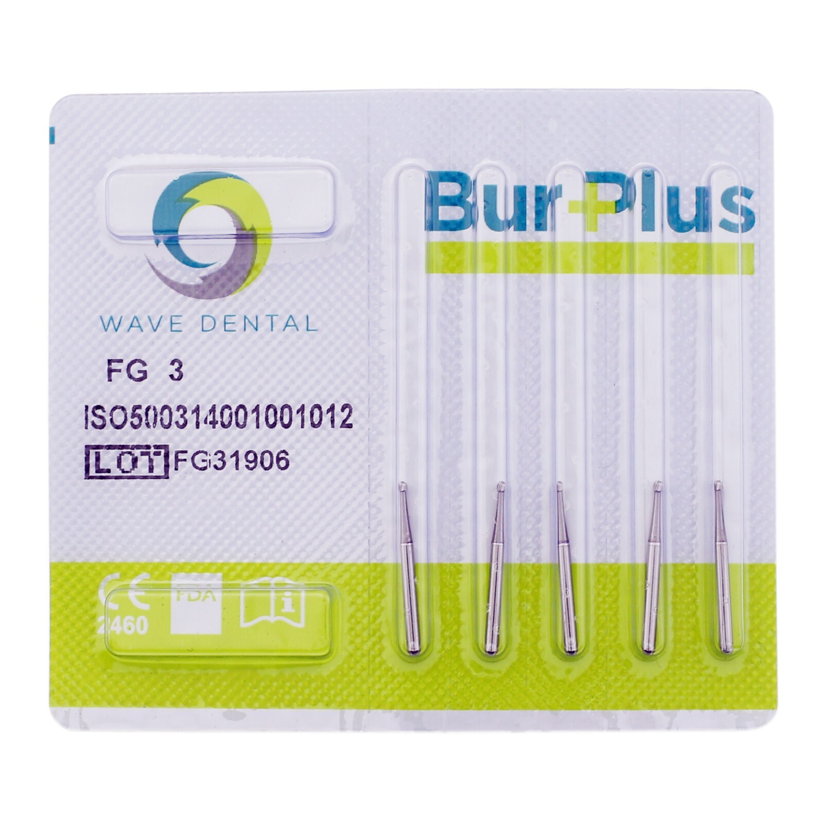 Wave Dental Carbide Burs Round Ball High Speed Burr Friction Grip FG 1/4 1/2 4 6