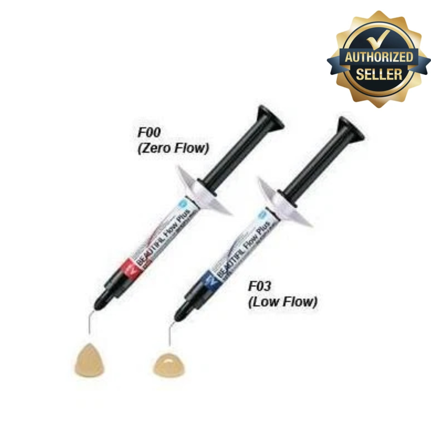 Shofu Beautifil Flow Plus F00 Zero Flow Composite Syringe A3 2.2g Dental 2003