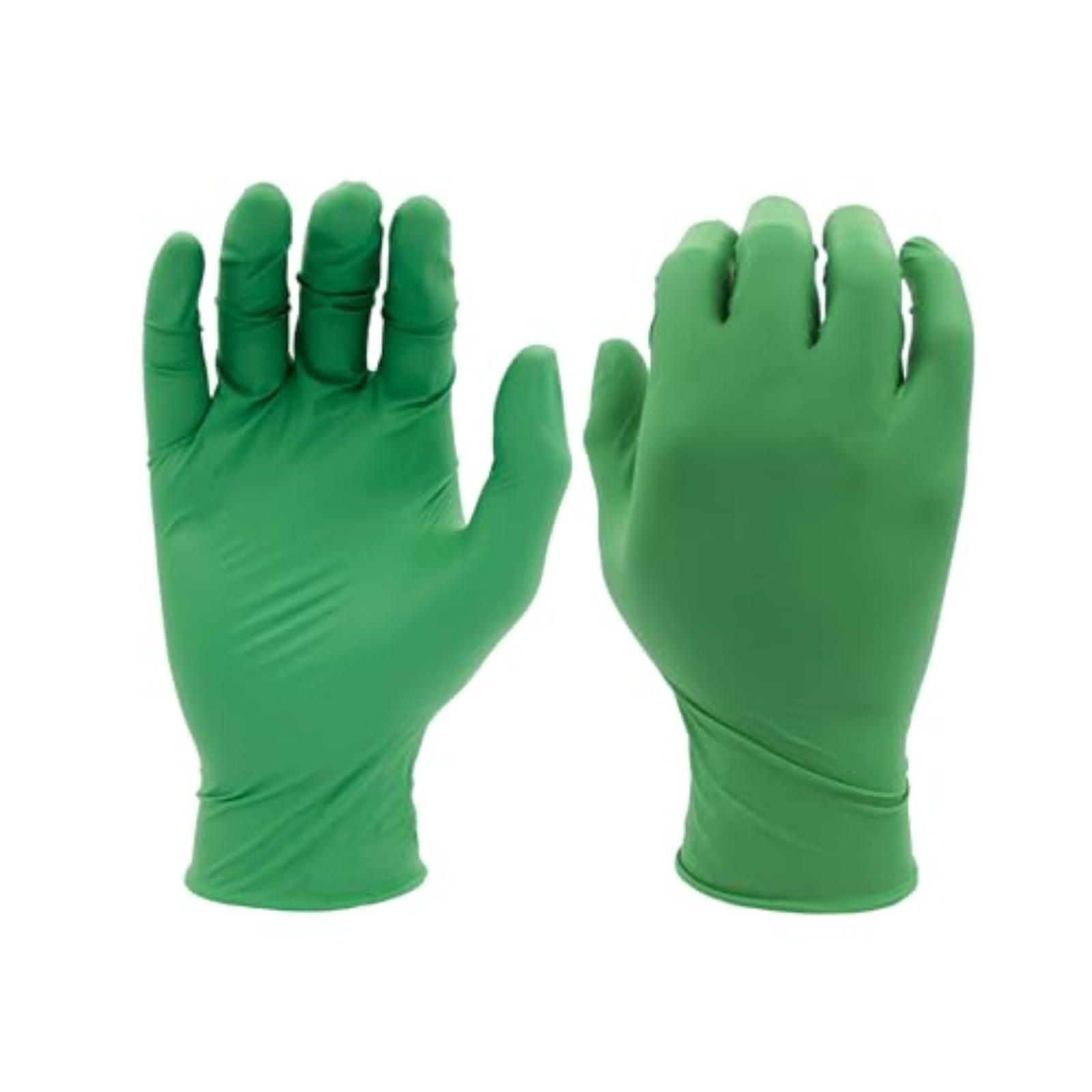 SHOWA 6110PF Nitrile Disposable Gloves, Powder~Free, Large, 100 Count