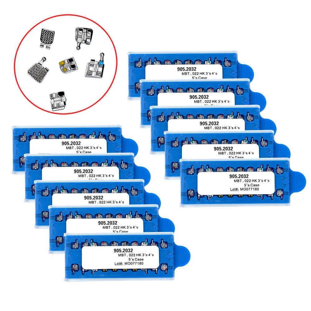 30 Kits Dental Orthodontic OC Mental Bracket Brace Mini MBT 022 345 Hooks