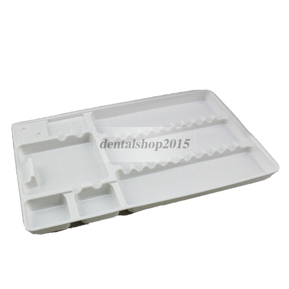 50pcs dental disposable plastic trays instruments arrangement 284*186*17mm
