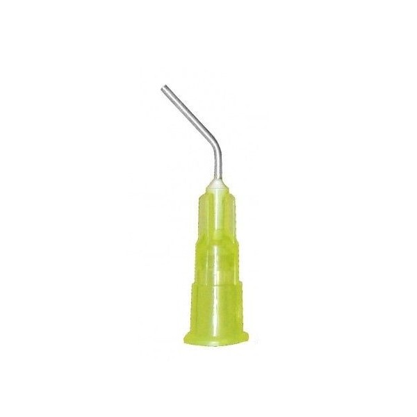 Primo Pre-Bent Dispensing Tips Composite/Sealant 20ga, Yellow, 100/Pk PT1001
