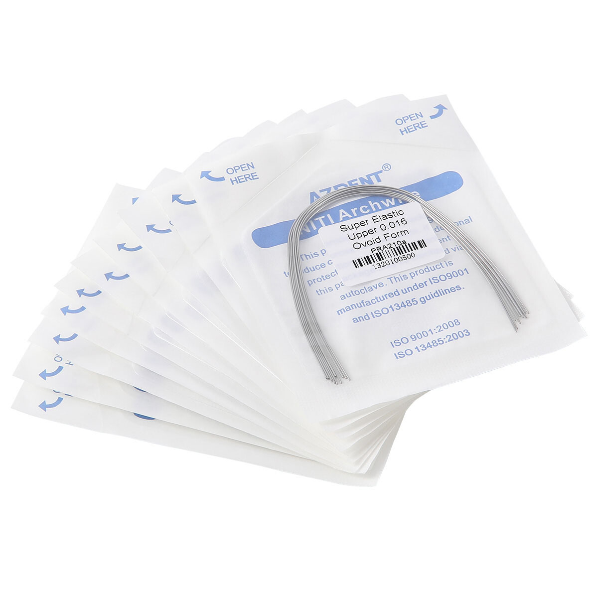 AZDENT Dental Orthodontic Metal Bracket Brace Mini/Standard Roth/MBT/Arch Wires