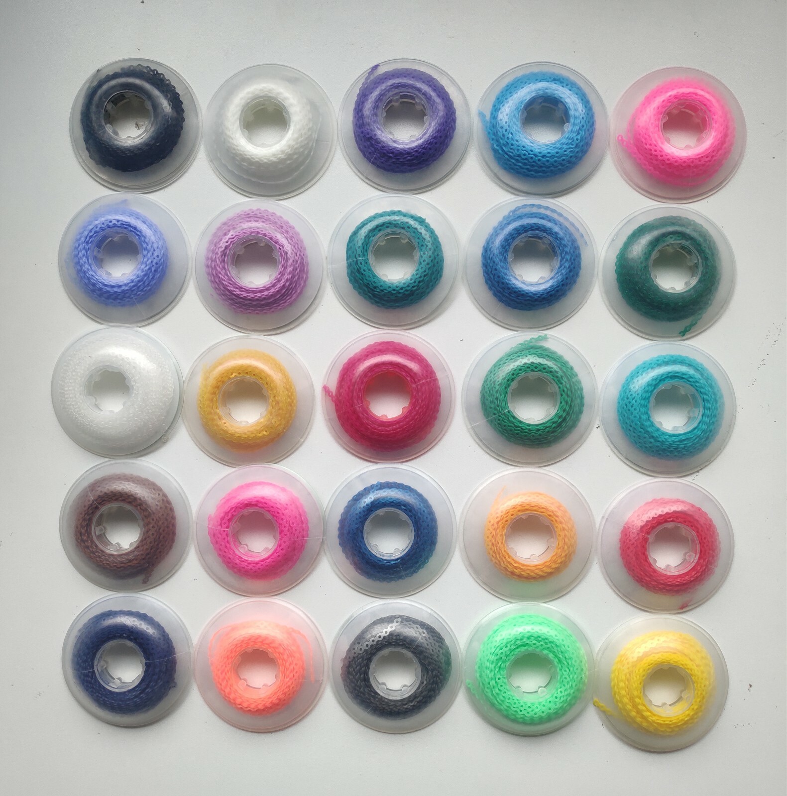 100Rolls Dental Braces Power Chains Orthodontic Super Elastic Short Long Closed