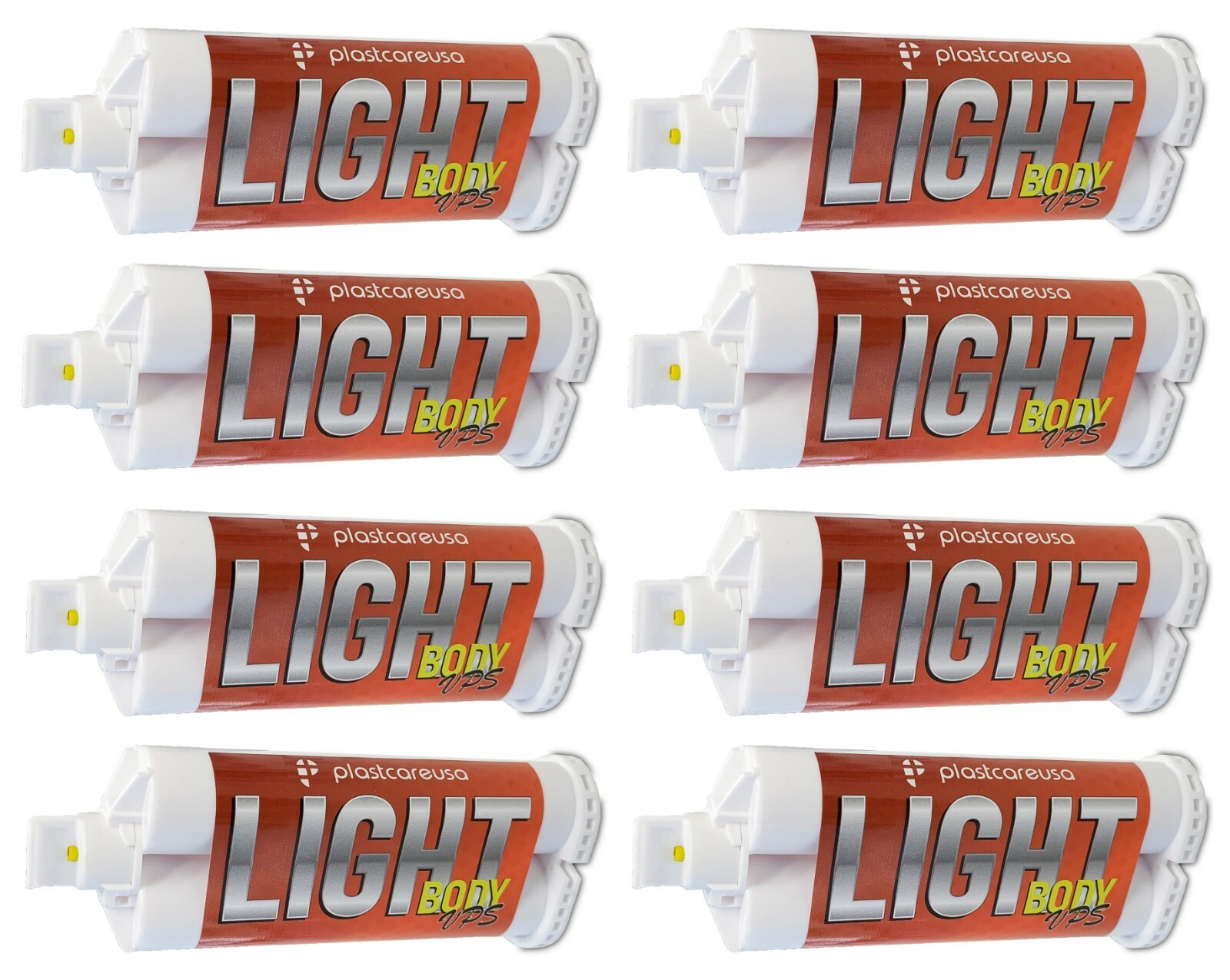 8 x Light Body FAST Rapid Set Dental VPS Impression Material, 50ml