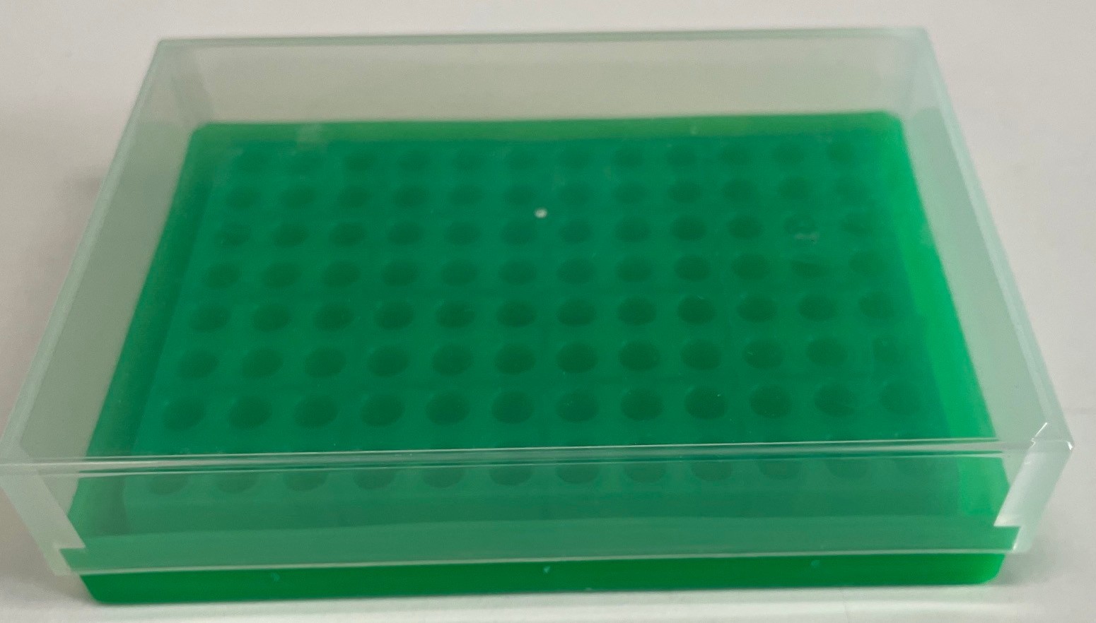 96 Well PCR Tube Racks with Lid 0.2ml Pack of 10