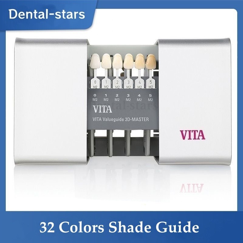 Dental VITA 3D-Master Linearguide Shade Guide 32 Colors Contrast Teeth Whitening