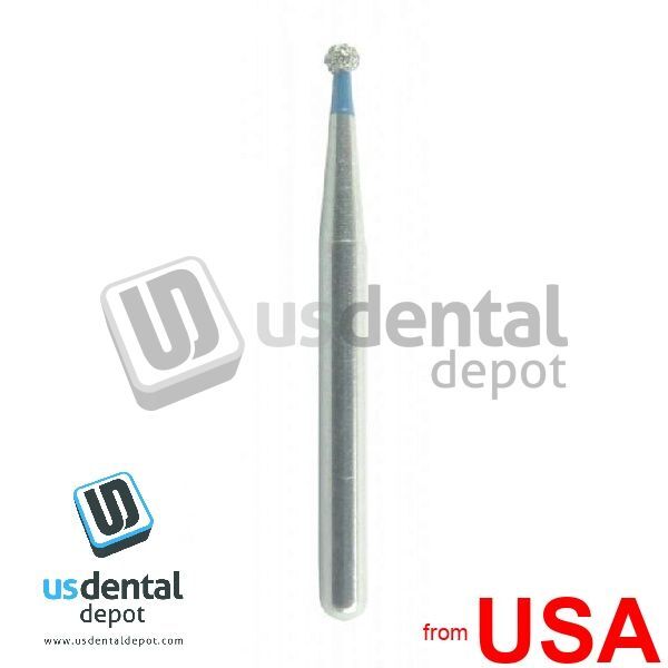 FG Diamond – 10pk burs BR-46 – 801-012M FG – Round Bur Small – Blue Medi 100676