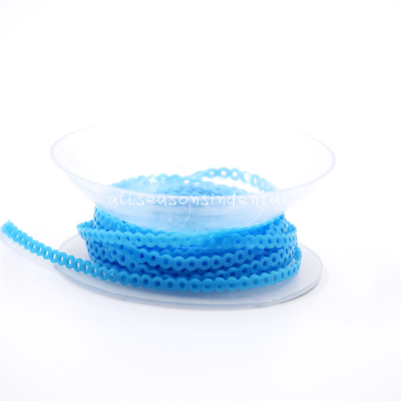 1 Roll Dental Orthodontic Elastic Ultra Power Chain Continuous Type Rubber Band