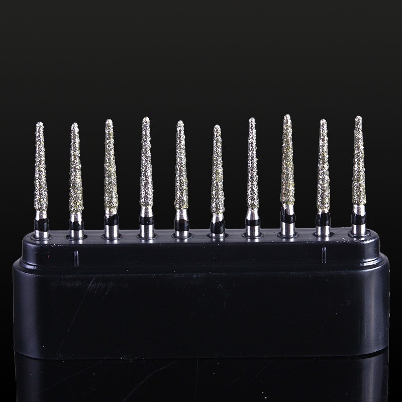 100pcs Dental Super Coarse Diamond FG Burs TR-12S for High Speed Handpiece