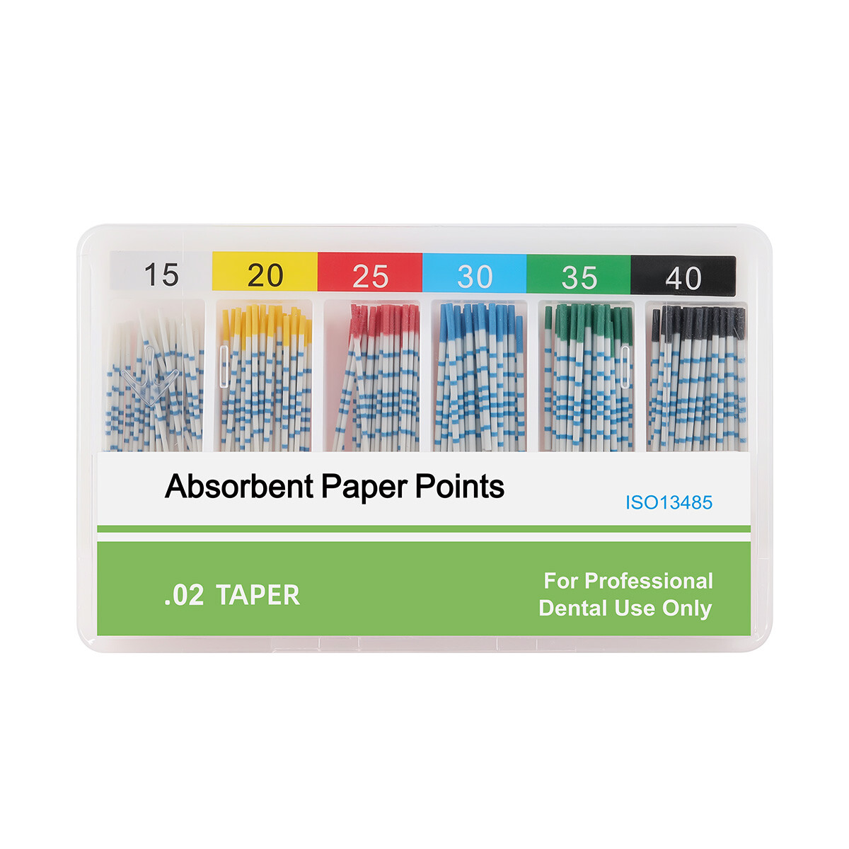 AZDENT Dental Endodontic Absorbent Paper Points With Scale Endo Root Canal