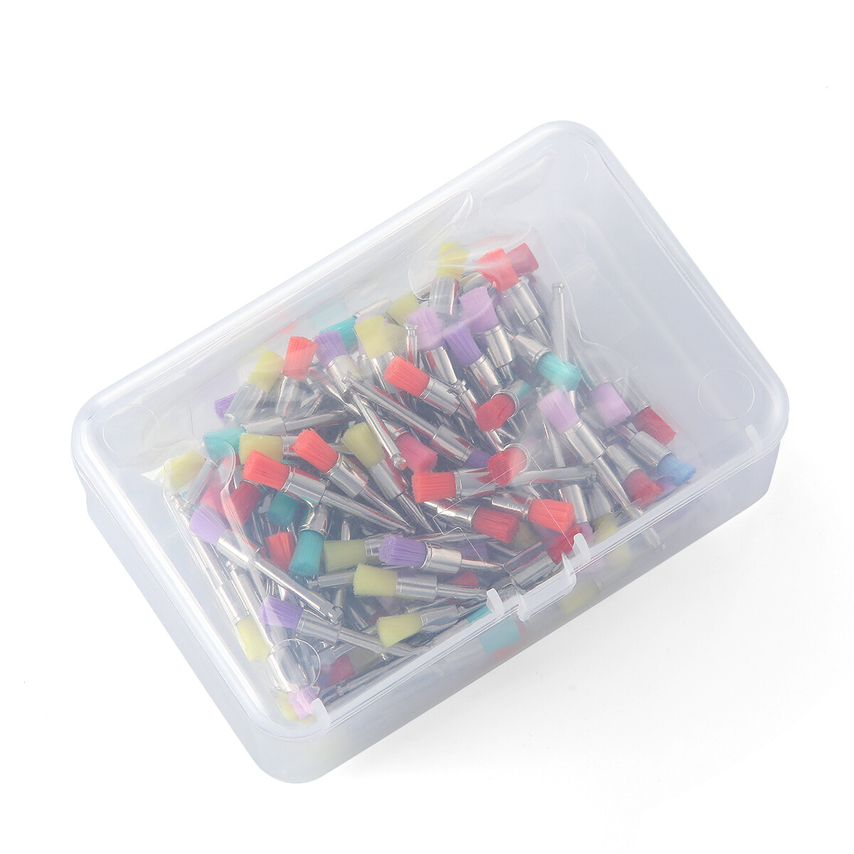 100pzas Dental Cepillos Dentales de Tazón para Pulir Tipo Plano de Nylon AZDENT